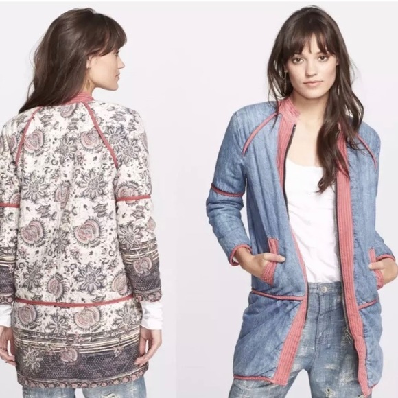 Reversible Quilted Jacket Size Xs 